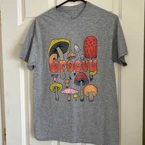 “Groovy” Mushroom Graphic T-shirt